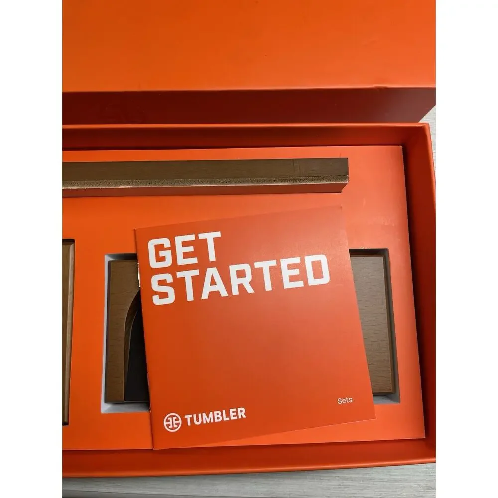 Tumbler Rolling Knife Sharpener Starter Set Open Box -New-